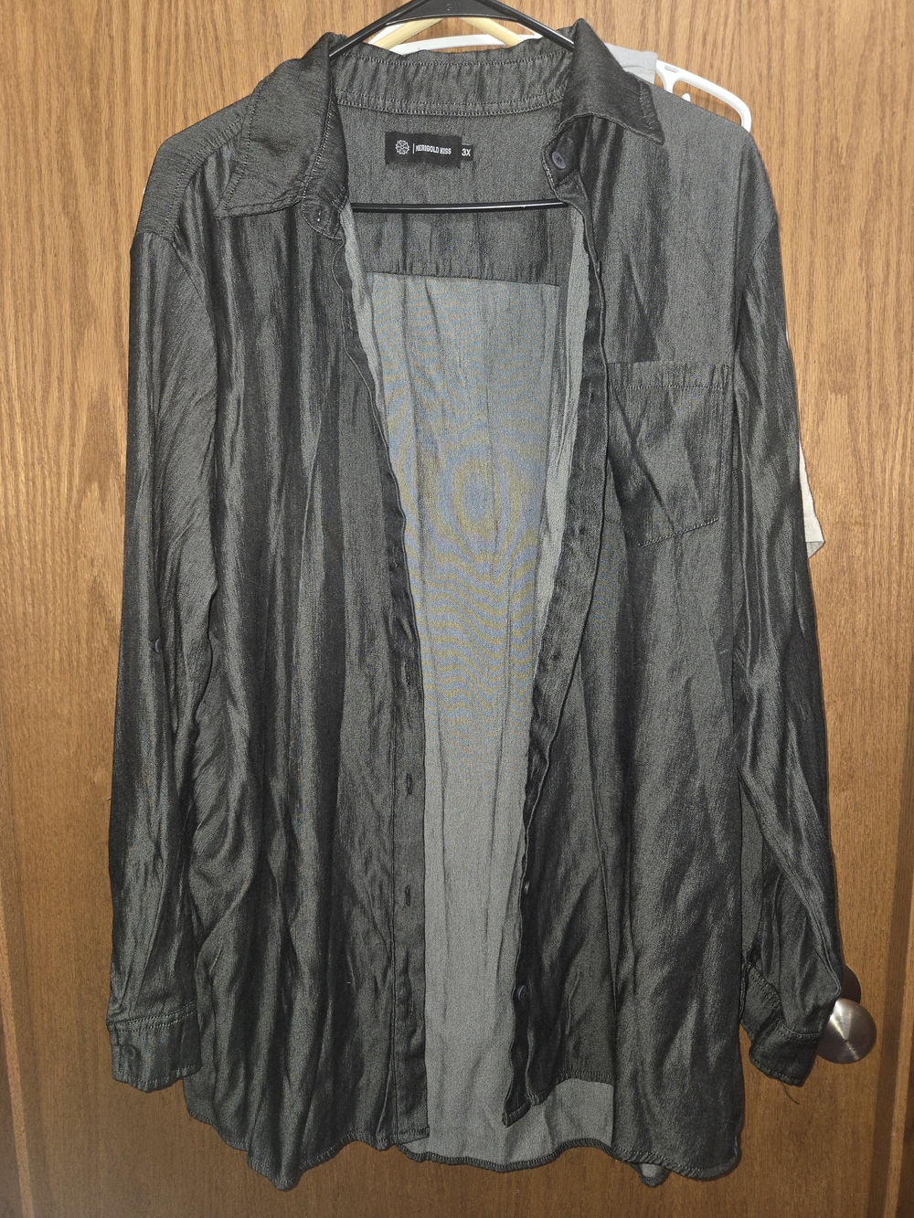 Women's Black Button-Down Shirt - Modern Lightweight Layer
